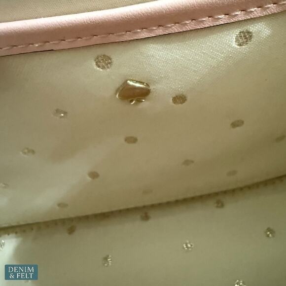 🖤💗 Kate Spade Colorblock Black Pink Leather Shoulder Bag with Gold Bar~RARE!! - Picture 13 of 16